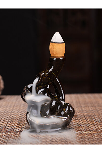 Choice A Small Backflow Incense Burners Gourd Turn Things Around Cone Censers Ceramic Mini Desk Ornaments .