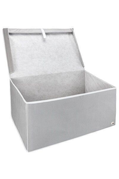 teknotrust Çift Sert Kutu Hurç, Büyük Boy, Çok Amaçlı, Dayanıklı, Gri, 60x40x30 cm