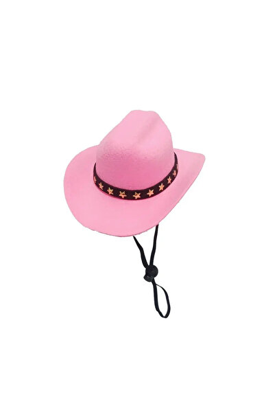 Choice pink-star British Pet Dog Hat Star Cowboy Hat Pet Supplies Adjustable ...