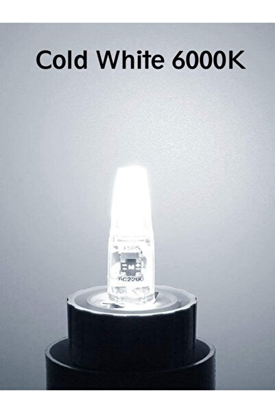 Choice 220V أبيض بارد 10 قطع G4 LED لمبة 5W DC12V 220V 2835 SMD 10led أبيض دا...