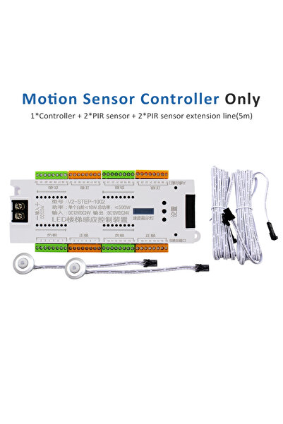Choice جهاز التحكم في الدرج فقط مستشعر حركة PIR جهاز التحكم في إضاءة الدرج شر...