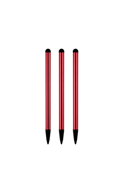 Choice 3pcs Red 1-3PCS Dual Use Screen Pen for Ipad Stylus for Lenovo Android...