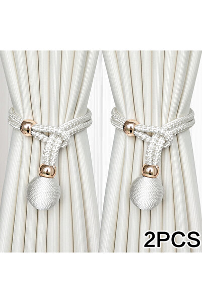 Choice 2 قطعة بيضاء قابلة للتعديل من الدرجة العالية من أربطة الستائر الفرنسية...