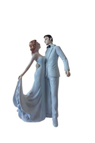 Lumea Basmelor Bride and groom figurines "Looking into each other's eyes" - Kardasis