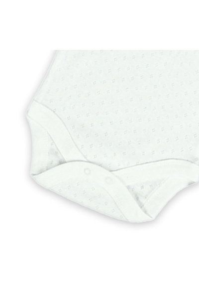 Novibaby 4-Piece Rope Strap Baby Undershirt Bodysuit Cotton Snap Fastener Newborn Child 0-36 Months, Flexible Mold