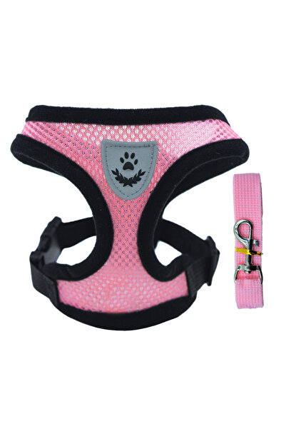 Choice S pink Summer small dog pet chest and back breathable dog chest and back suit cat outdoor traction r