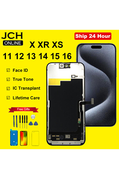 Choice شاشة LCD مقاس 16 بوصة من Incell JCH AAAA لهاتف iPhone X XR XS 11 12 13...