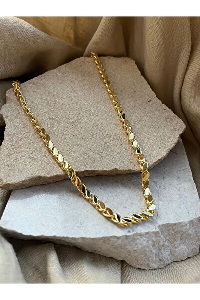 nunu takı قلادة سميكة مطلية بالذهب