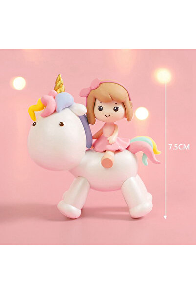 Choice 1pcs Unicorn Girl Cake Decor Birthday Party Cloud Rainbow Unicorn Cake...