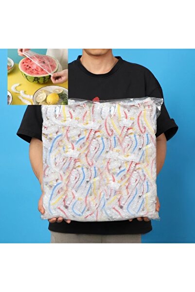 Choice3 50pcs Light Grey Plastic Food Cover Bags Food Grade Fresh-keeping Tra...