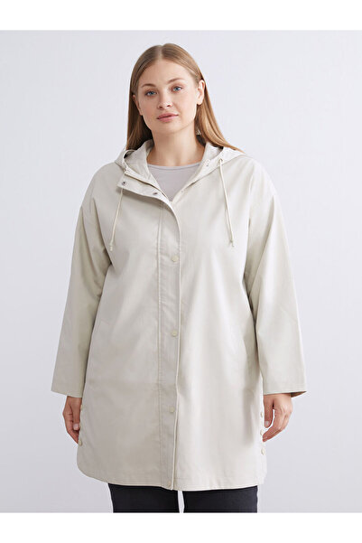 LC Waikiki Λαμπερές επιλογές από το Shining Store |   Γυναικείο απλό αδιάβροχο με κουκούλα