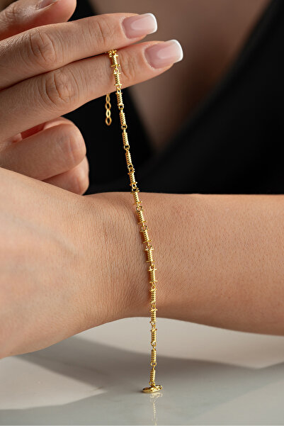 Silvano Jewelry 925 Ayar Gümüş Tel Örgü Bileklik