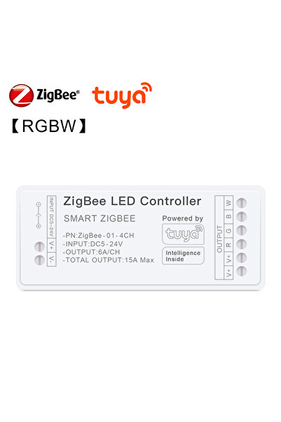Choice وحدة تحكم RGBW بتقنية Zigbee 3.0، شريط إضاءة LED RGBW من Tuya، وحدة تح...