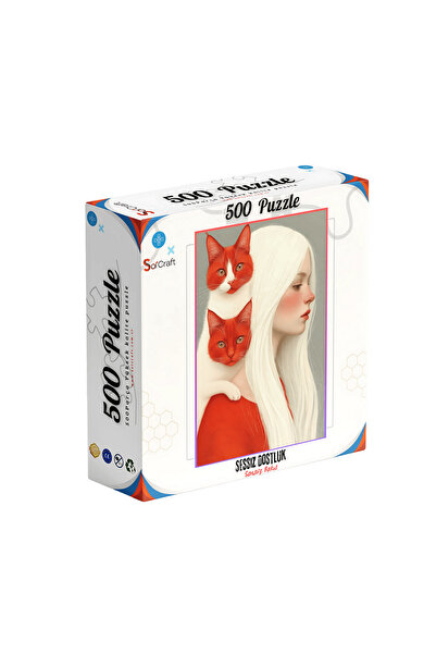 Soi Craft لغز مكون من 500 قطعة صامتة، صداقة هادئة، نظرة أبدية