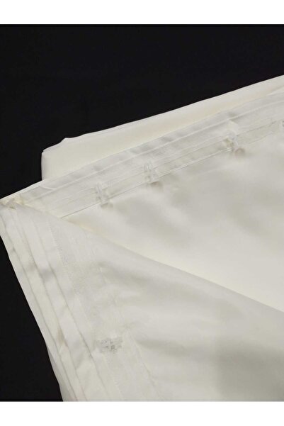 DEVRİM OLİVYA TEKSTİL 1.Sınıf Krem Saten Güneşlik Özel Dikim EnxBoy Ölçülerle