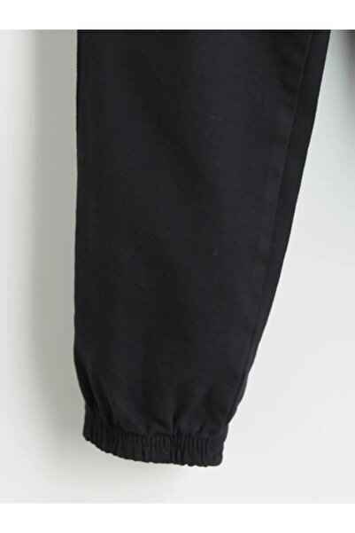 LC Waikiki LCW ECOBej Beli Lastikli Kız Çocuk Kargo Jogger Pantolon