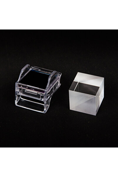 Choice Transparent Base HelloCubic Cool Weather Forecast Prism Crystal 3D WiFi Clock Station Transparent Sm