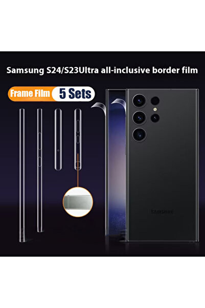 Choice1 Hydrogel Film 5 Pieces Samsung S24 Ultra 5 Sets Frame Hydrogel Film S...