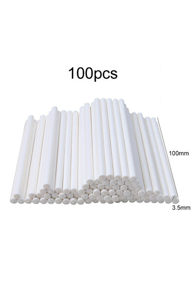 Choice 100ZB 100 مم 100 قطعة مجموعة تغليف مصاصة ورقية عصا مسطحة جيب أربطة سحابية منزلية مطبخ خبز