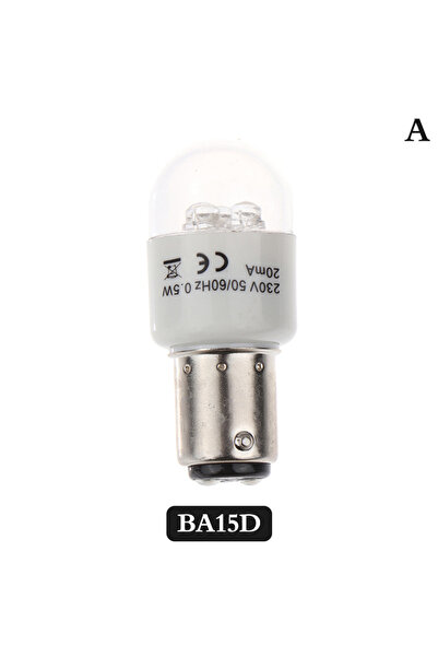 Choice مصباح LED للخياطة 1 قطعة BA15D/E14 إضاءة 0.5 وات تيار متردد 190-250 وا...