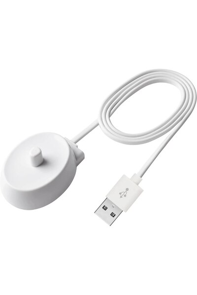 Choice M WHITE 1pc شاحن بديل لفرشاة الأسنان الكهربائية Braun Oral B المحمولة ...