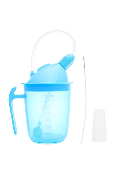 Choice 301-400 مل أزرق 350 مل كوب شرب للكبار، كوب مانع للانسكاب للمسنين، كوب ...