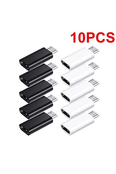 Choice 10Pcs Mixed 10-1Pcs Micro USB Female To Type C Male Adapter OTG Converter Micro-B To USB-C Connector