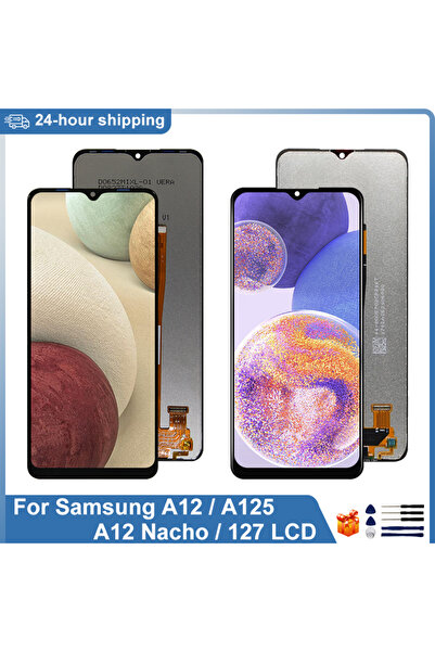 Choice A12 بدون إطار 6.5 بوصة لشاشة Galaxy A12 SM-A125F/DSN LCD تعمل باللمس م...