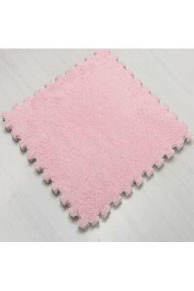 dalip Set 10 Pieces Puzzle Carpet, Flippy, EVA Foam, Soft, 30 x 30 x 1 cm, Powder Pink