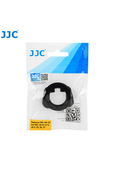 Choice غطاء عين أسود JJC مستدير من السيليكون الناعم لمشاهد العين لنيكون Z5II ...