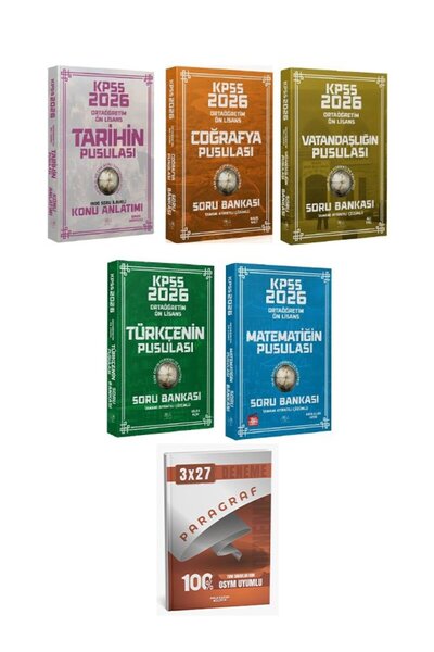 CBA Akademi CBA + Anla Kazan 2026 KPSS Lise Ortaöğretim Ön Lisans Pusulası So...