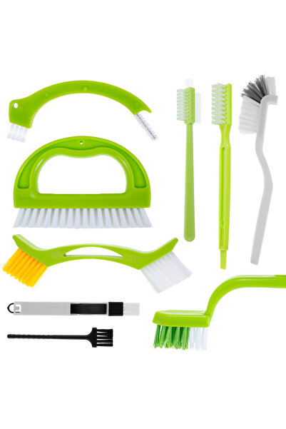 Choice 9Pcs 9 Pack Groove Cleaner Brush Set Multipurpose Hand-held Cleaning B...