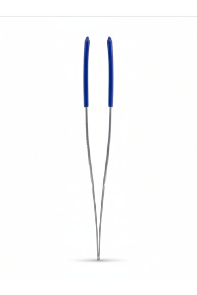 Duru Kimya Non-Slip Tweezers with Rubber Tips - Heat Resistant Tweezers (21 cm)