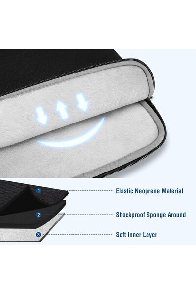 Mosiso Laptop Case 16 inch, 15-15.6 inch Laptop Sleeve Bag Compatible with MacBook Pro 16 inch, HP,