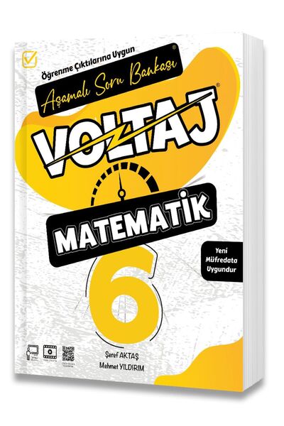 Berkay Yayıncılık 6.SINIF VOLTAJ AŞAMALI SORU BANKASI MATEMATİK