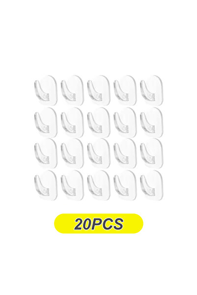 Choice 20 قطعة خطاف صغير غير قابل للكتابة لا يترك علامات لاصق قوي للاستخدام ا...