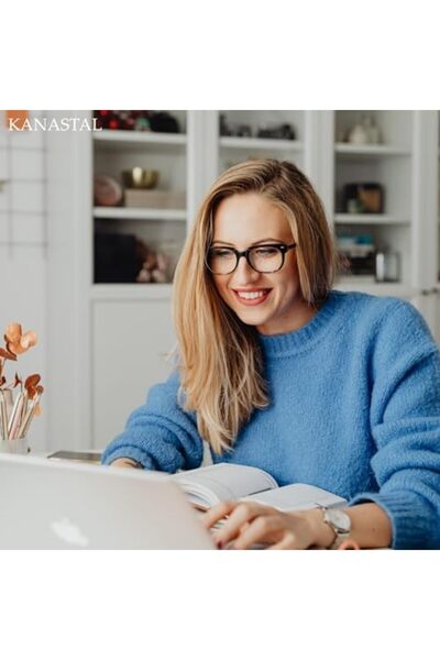 Generica KANASTAL Blue Light Blocking Glasses for Women and Men, Butterfly Filter Blue-light Eyewear Ultra Li