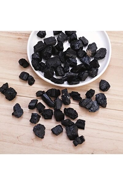 Choice1 50 جرام 100 جرام/كيس من أحجار التورمالين الأسود الطبيعي الخام، عينة م...