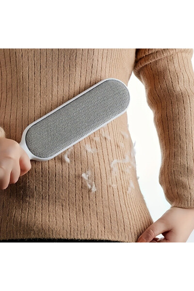 Choice فرشاة إزالة شعر الحيوانات الأليفة القابلة لإعادة الاستخدام من WHITE - امتصاص كهروستاتيكي مزدوج الجوانب، مناسبة للقطط والكلاب