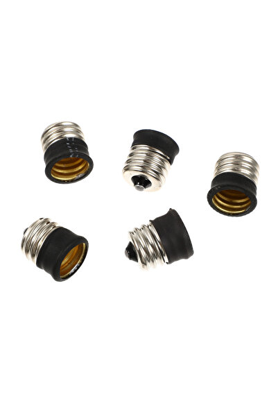 Choice مجموعة متنوعة من الألوان 5 قطع E17 محول حامل المصباح إلى قاعدة محول E1...