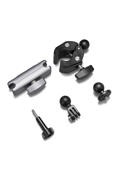 Choice مشبك تثبيت الدراجة الهوائية بمحرك من الألومنيوم حامل مقبض الدراجة النارية من الألومنيوم لـ Gopro Hero 13 12 11 Inst