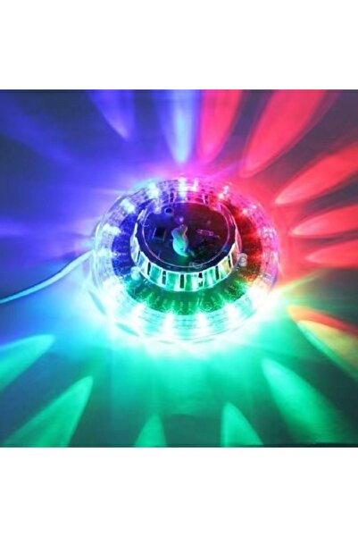 Choice مقبس الاتحاد الأوروبي مصباح LED RGB شفاف مصباح مسرح صغير ملون دوار KTV...