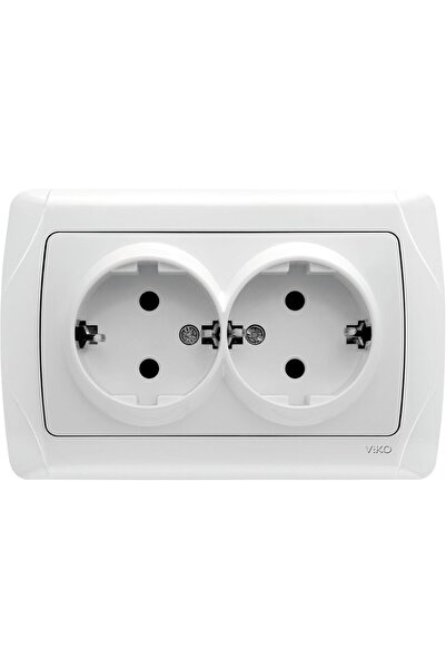 STOREMAX Sersashop Carmen White Double Grounded Socket 266450