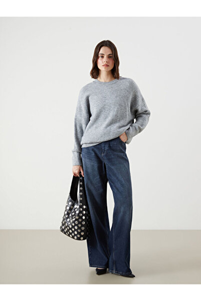 LC Waikiki Create Your Style from Uzg Store |   Crew Neck Oversized Women's Knitwear Sweater