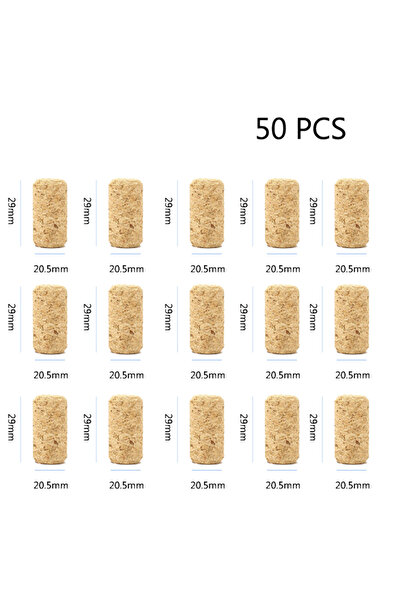 Choice 50 قطعة 20.5 29 مم سدادات نبيذ فارغة سدادات نبيذ مستقيمة قابلة لإعادة ...