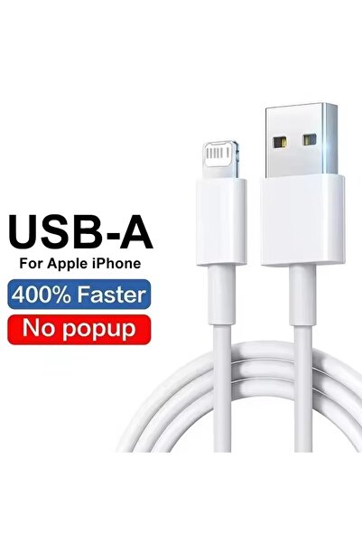 Choice كابل USB-A إلى L بطول 1 متر كابل USB PD للشحن السريع بقدرة 35 واط لأجه...