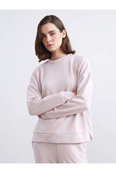 LC Waikiki Alegeri strălucitoare de la Shining Store |   Modal Karışık supradimensionat Swea pentru femei tricou