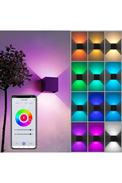 Choice 11-15W Tuya Outdoor LED Wall Lamp Smart Life APP Control Adjustable Angle RGBCCT Wall Lights,Work wi