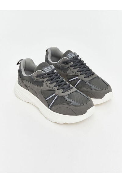 LC Waikiki Чоловічі спортивні кросівки з сірим шнурком і деталями