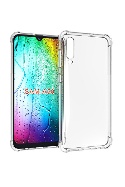 Choice جراب سيليكون شفاف سميك مقاوم للصدمات غلاف هاتف Galaxy A50...